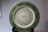 1970 Calendar Plate