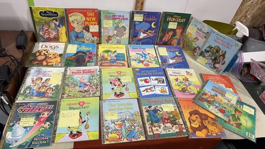 ESTATE AUCTION ADD ON GOLDEN BOOKS