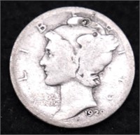 1929 D NERCURY DIME VG