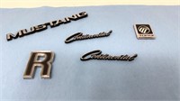 Vintage Vehicle Model Badges