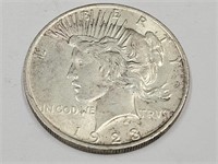 1923 Silver Peace Dollar Coin