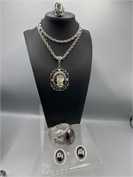 Whiting & Davis jewelry set