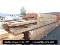 LOT, 1" X 8" KILN DRIED DOUG FIR LUMBER AT APPROX