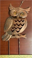 Metal Garden Owl Decoration