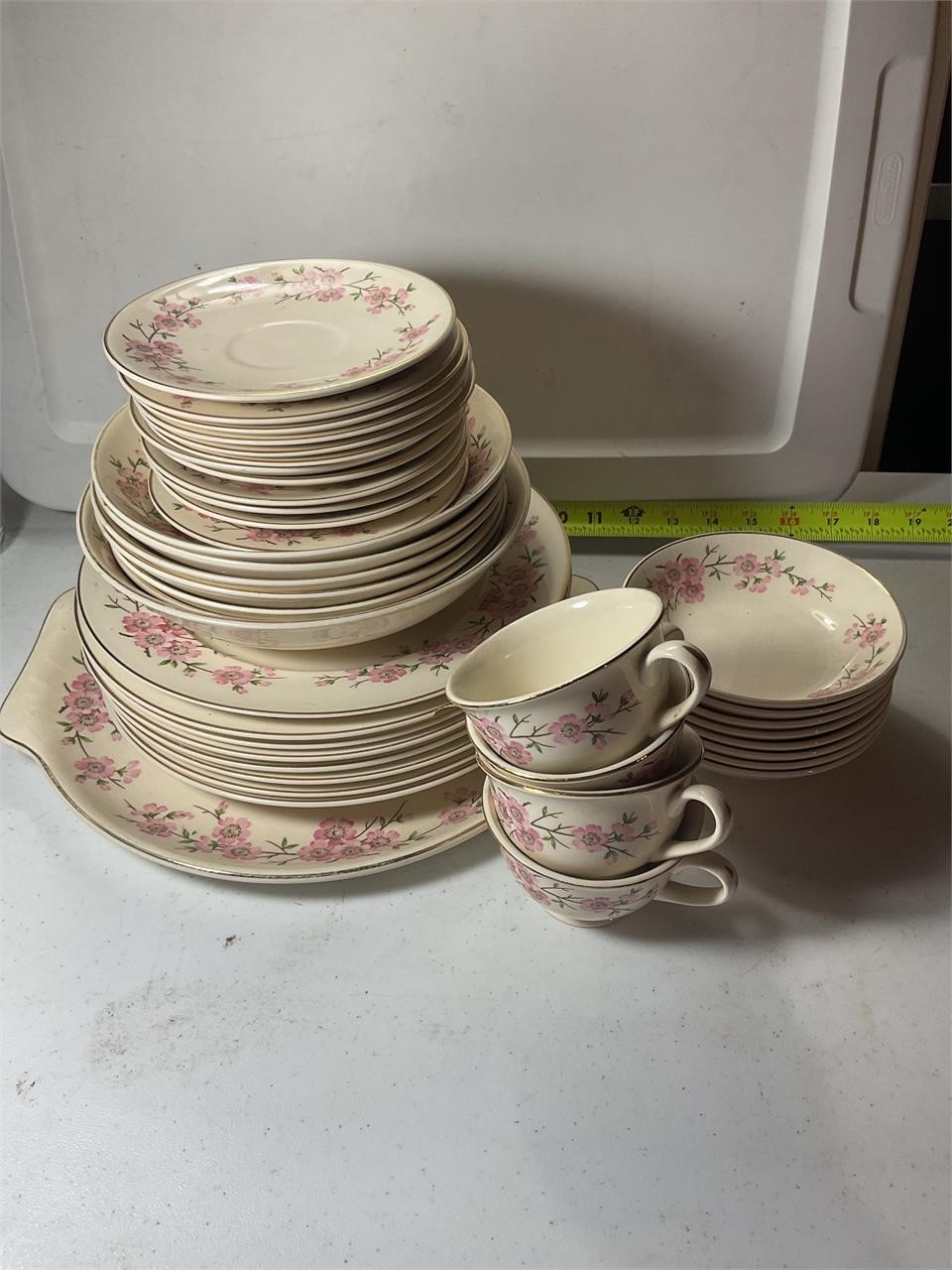 1940’s Flowering Branch Dish Set