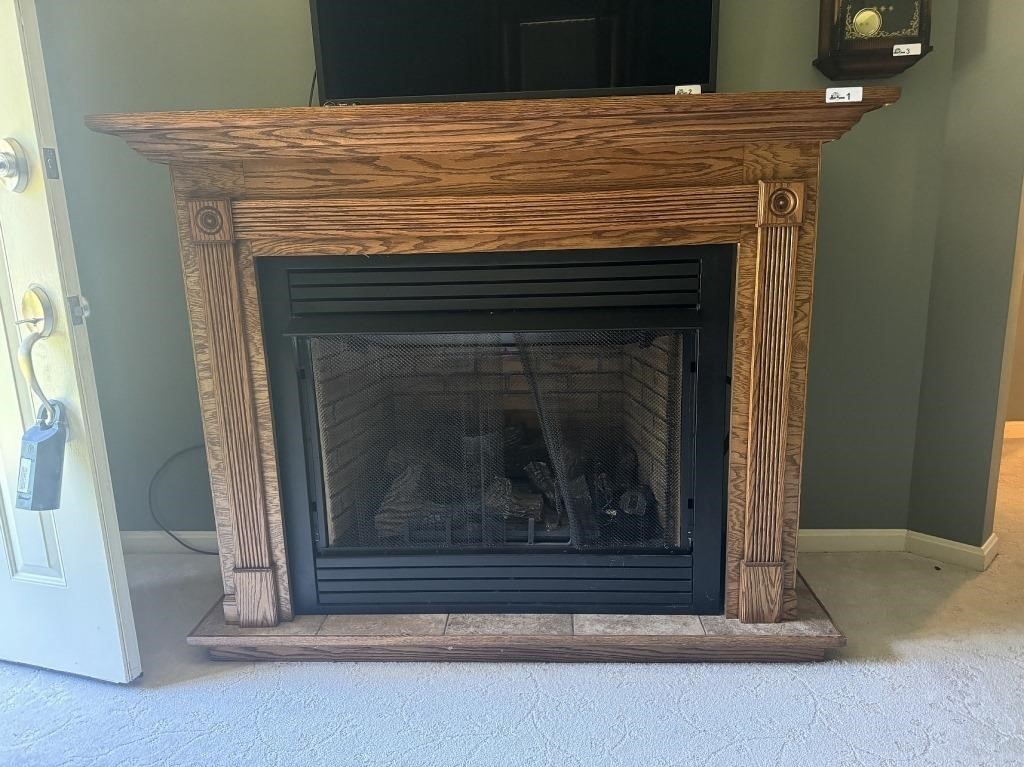 Quality Furnishings, Gas Fireplace, Collectibles
