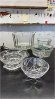 Lenox crystal bowl, geometric bowl, trifle bowl,