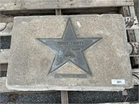 Conway Twitty Concrete Star.