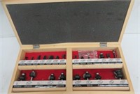 CRAFTSMAN 21-PC ROUTER BIT SET IN BOX