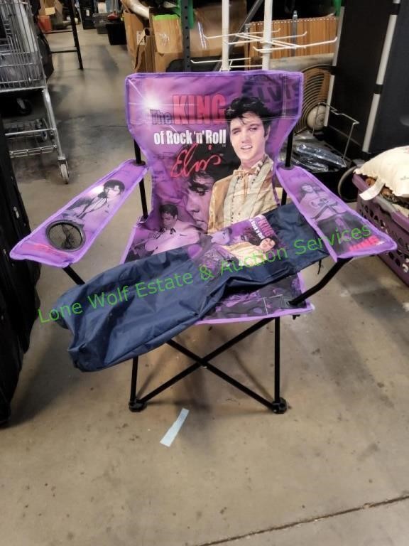 Limited Treasures Elvis Folding Chair w/Tote Bag