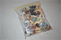 Large Lot of One Inch Plastic Animals