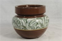 Glazed Pottery Tobacco Jar