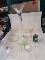 Glasses and glass plates
