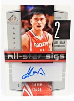 YAO MING AUTO ALL-STAR SIGS CARD