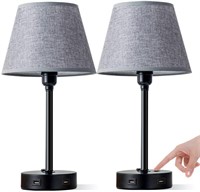Focondot Touch Control Lamps, Built in 2 USB ports