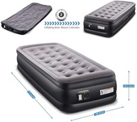 Zoetime Twin Size Air Mattress Upgraded Blow Up El