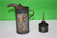 Pair of Maytag Oil Cans