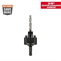 $25  3/8in. Quick Change Hole Saw Arbor w/ Bit