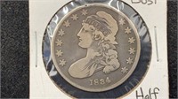 1834 Silver Bust Half Dollar