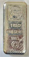 DESIRBALE 1 KILO FINE 999.5 SILVER BAR - AUSTRALIA