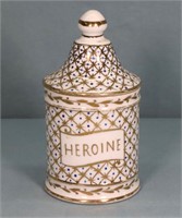 Antique French Porcelain Apothecary Jar