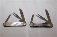 2 Weidmannsheil Solingen 3 Blade Knives-See Desc