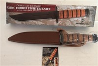 USMC Licensed Combat Fighter Knife NIB