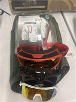 Lot of Assorted Ski Accessories: Goggles, Mask,