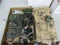 Lot of model Tanks and parts. Not complete.