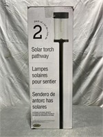 Naturally Solar Torch Pathway Lights 2 Pack