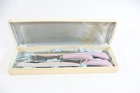 Mid Century Cutron Carving Set in Original Box