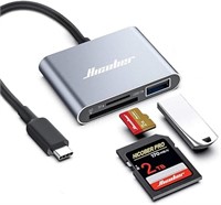Hicober USB C to SD, Micro SD Memory Card Reader,