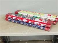 12 new rolls Christmas paper gift wrap