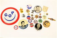 Vintage presidential pins & more!
