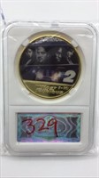 The Fast and The Furious Collectible Coin