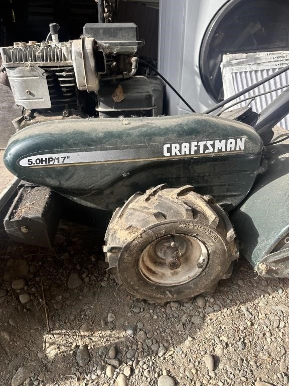 Craftsman five HP 17 inch snowblower