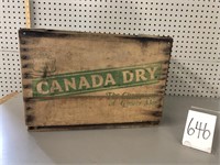 CANADA DRY WOODEN BOX