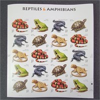 Reptile & Amphibians USPS Stamps