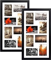 Qutrey 4x6 Black Collage Picture Frames Set Of 2,