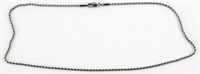 Stainless Steel Rope Chain - 18 ½”
