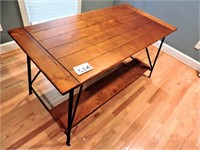 Wood and Metal Office Desk