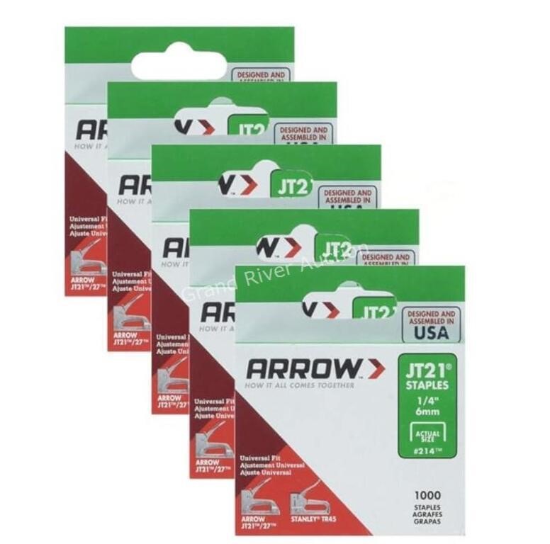 5-Pack Arrow JT21 Staples