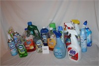 CLEANING SUPPLIES BOX LOT