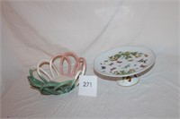 CERAMIC BOWL & CHINA CALA DISH