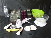 Canning Jars, Scale, Strainer, Grater & More!!!