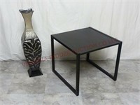 Office Star Table & 24" Metal Floor Vase