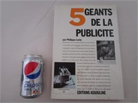 ''5 Géants de la Publicité'' Très Grand Format.