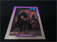 Frank Bello Signed Trading Card RCA COA