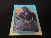 Tony Iommi Signed Trading Card RCA COA