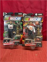 2 new sealed 6” NASCAR figures